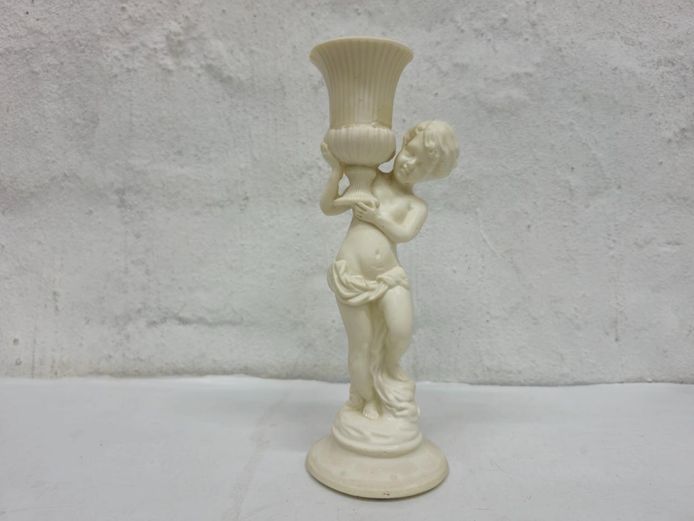 Cherub Figurine Candlestick Holder   