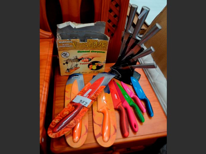 ZYLISS KNIVES, WARTHOG V-SHARP KNIFE SHARPENER, etc