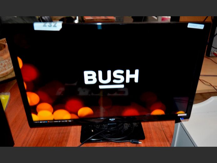 BUSH 24" L.E.D. HD TV ON STAND [UK Plug, No Remote, Switches on] ### LICENCE PLEASE ###